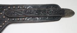 Custom W.Ostin Western Leather Double Holster Rig For Chuck Medwork