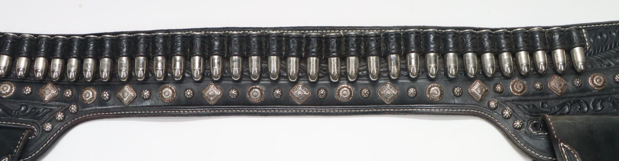 Custom W.Ostin Western Leather Double Holster Rig For Chuck Medwork