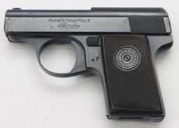 Walther Model 9 Semi Automatic Pistol
