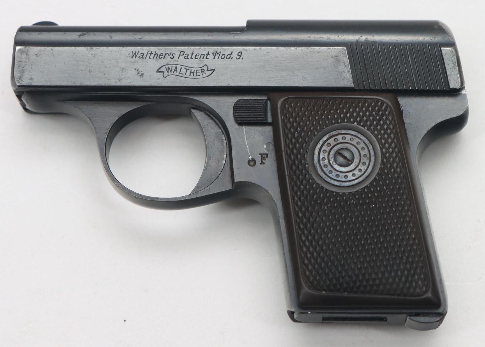 Walther Model 9 Semi Automatic Pistol