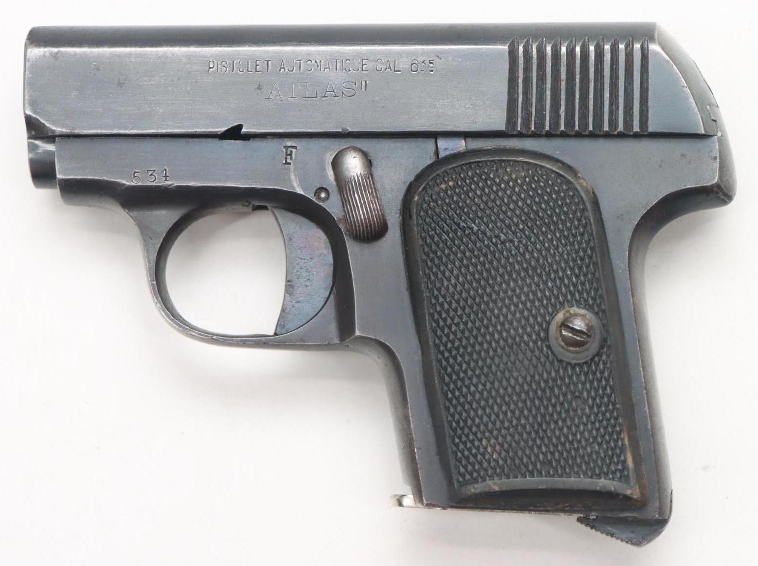 Spanish Pistolet Automatique Atlas Semi Automatic Pistol
