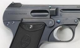 Steyr Pieper Patent M1909 Semi Automatic Pistol