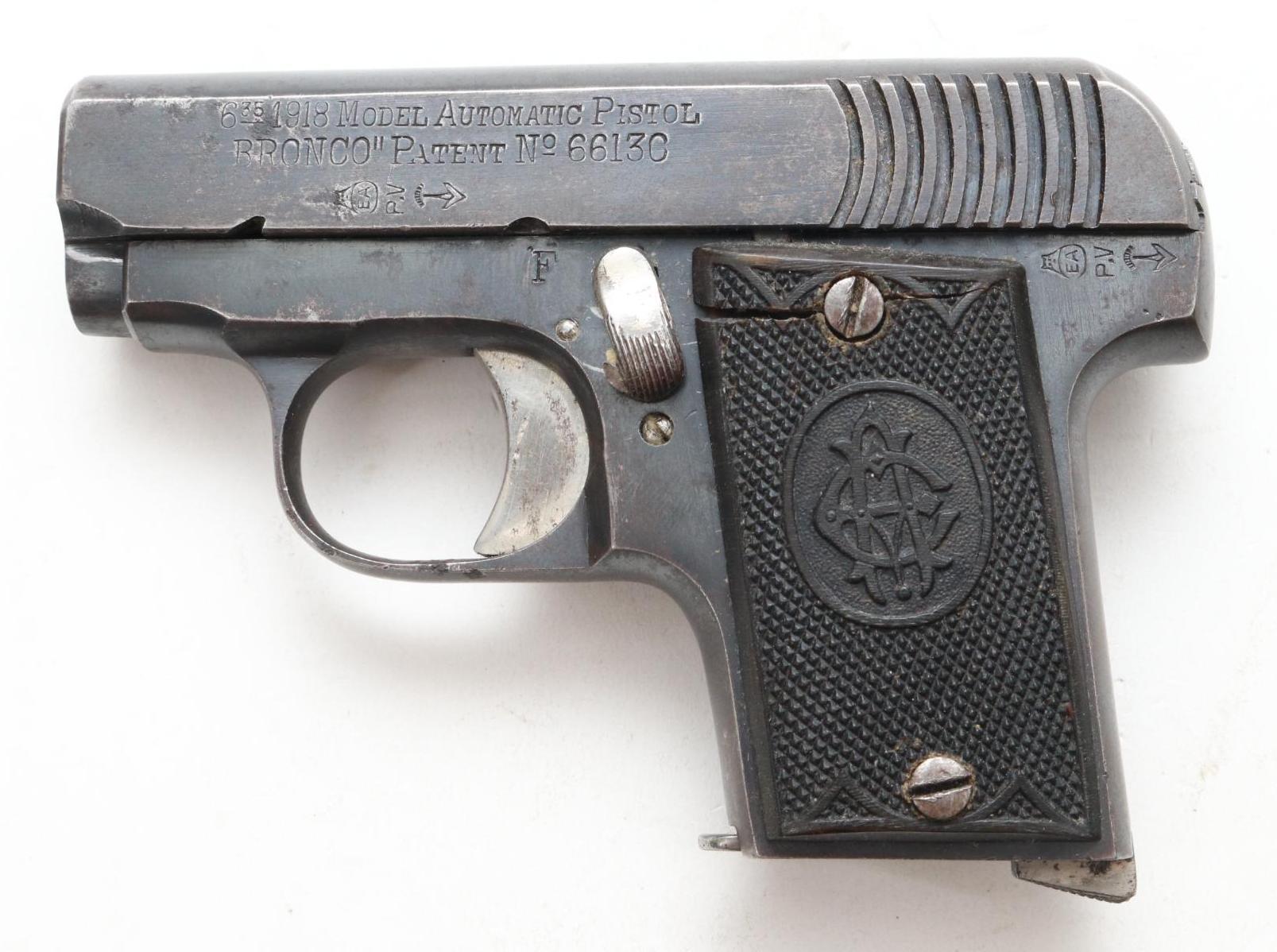 Spanish Bronco Model 1918 Semi Automatic Pistol