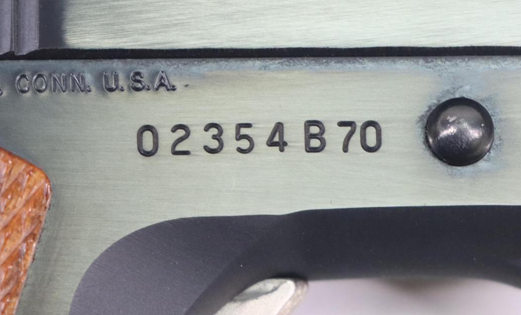Colt Government Model MK IV Series 70 Semi Automatic Pistol