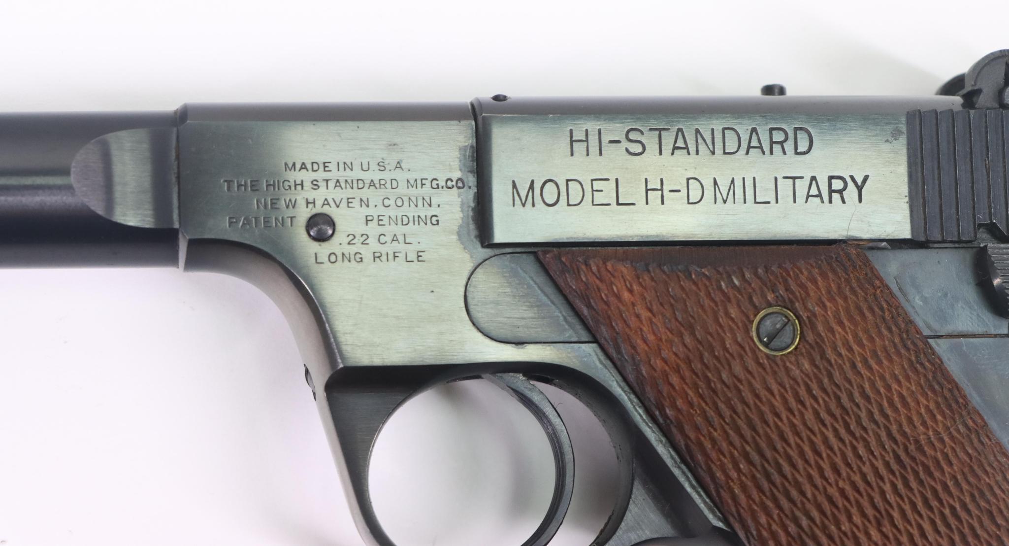 Hi-Standard Model H-Military Semi Automatic Pistol