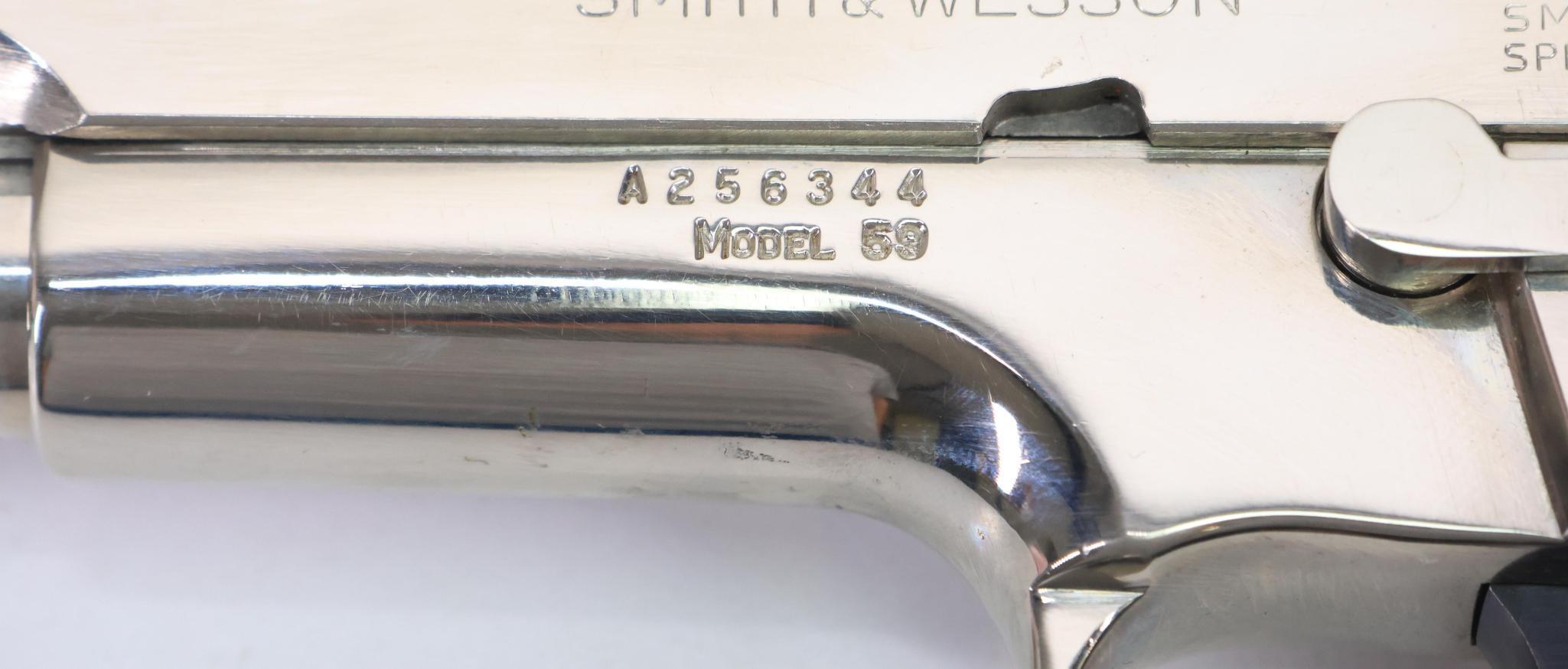 Smith & Wesson 59 Semi Automatic Pistol