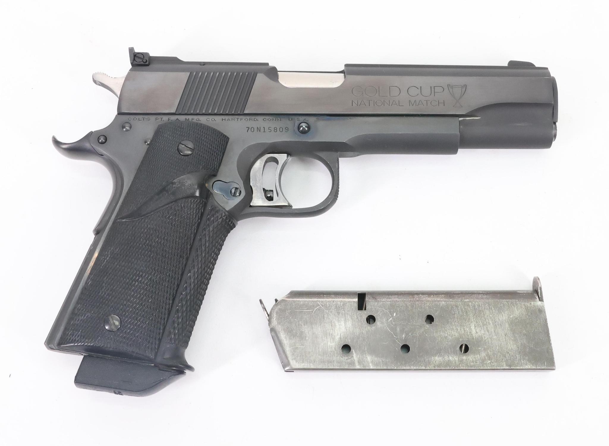 Colt MKIV Series 70 Gold Cup National Match Semi Automatic Pistol