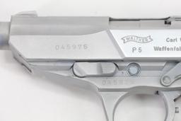 Walther/Interarms P5 Semi Automatic Pistol