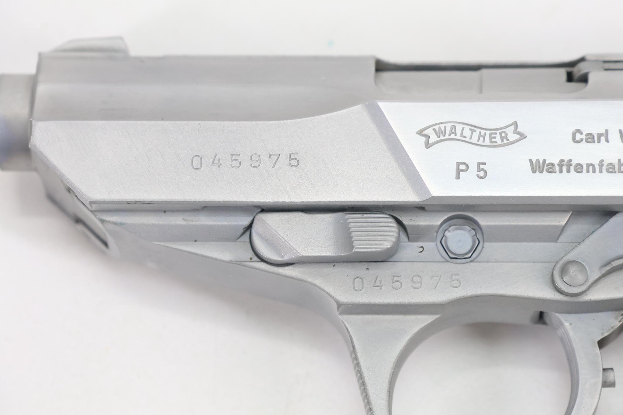 Walther/Interarms P5 Semi Automatic Pistol