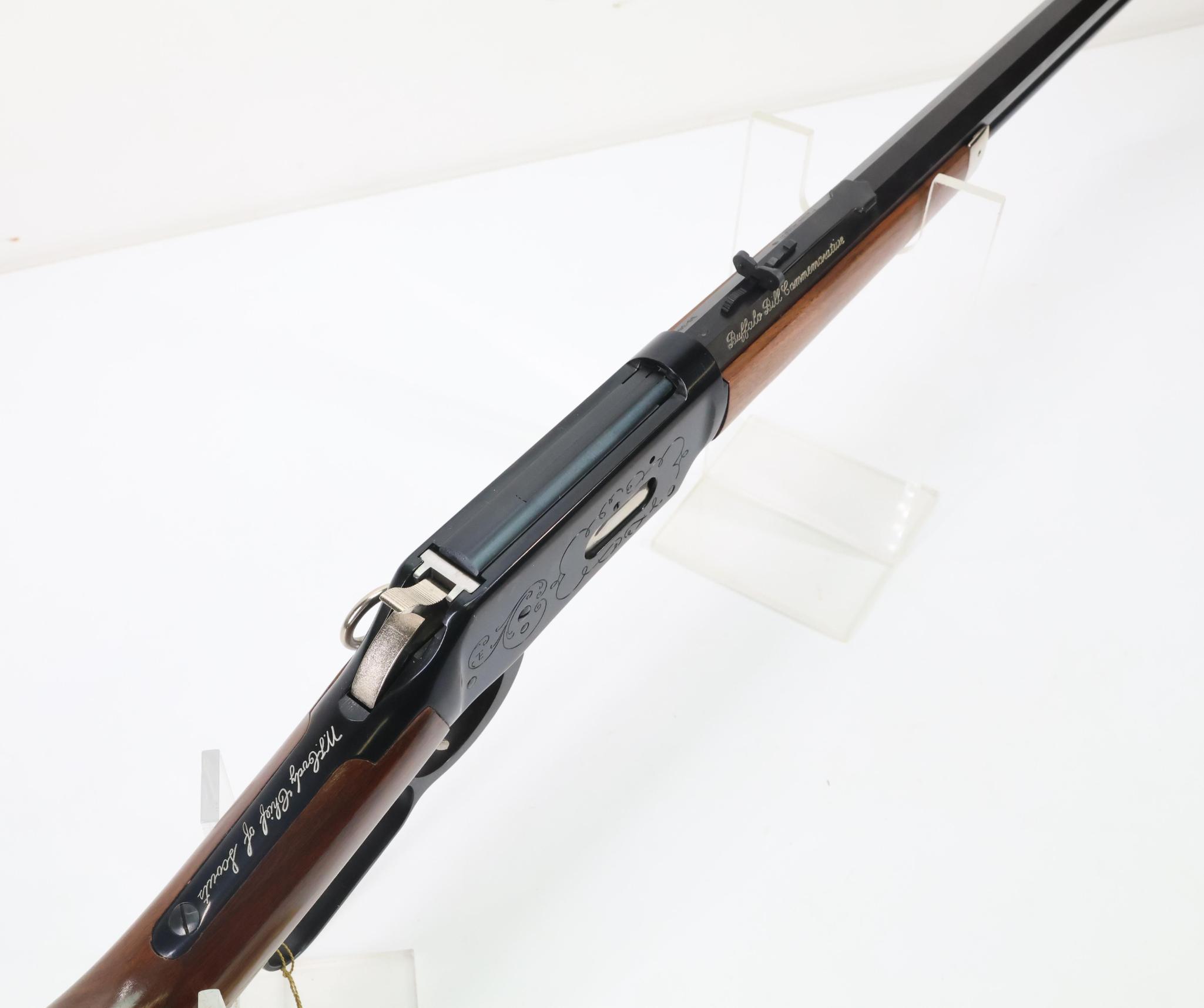 Hard To Find Consecutive Pair Winchester Model 94 Buffalo Bill Commemorative Lever Action Rifles
