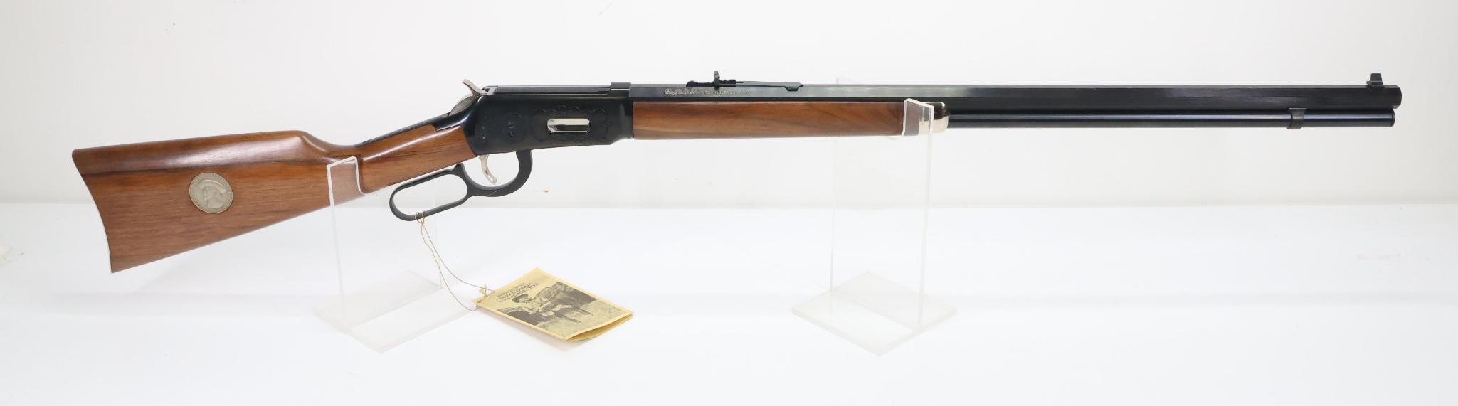 Hard To Find Consecutive Pair Winchester Model 94 Buffalo Bill Commemorative Lever Action Rifles