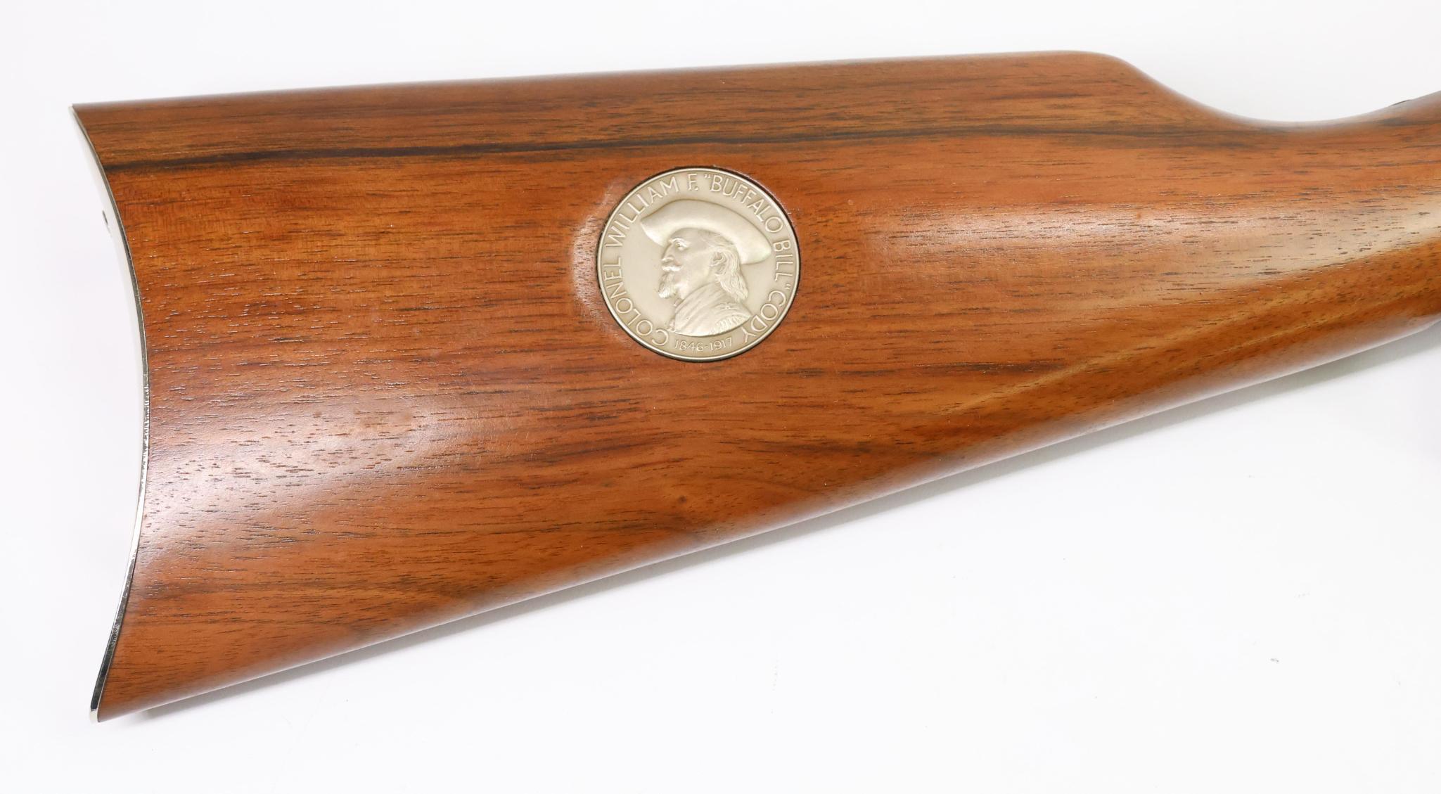 Hard To Find Consecutive Pair Winchester Model 94 Buffalo Bill Commemorative Lever Action Rifles