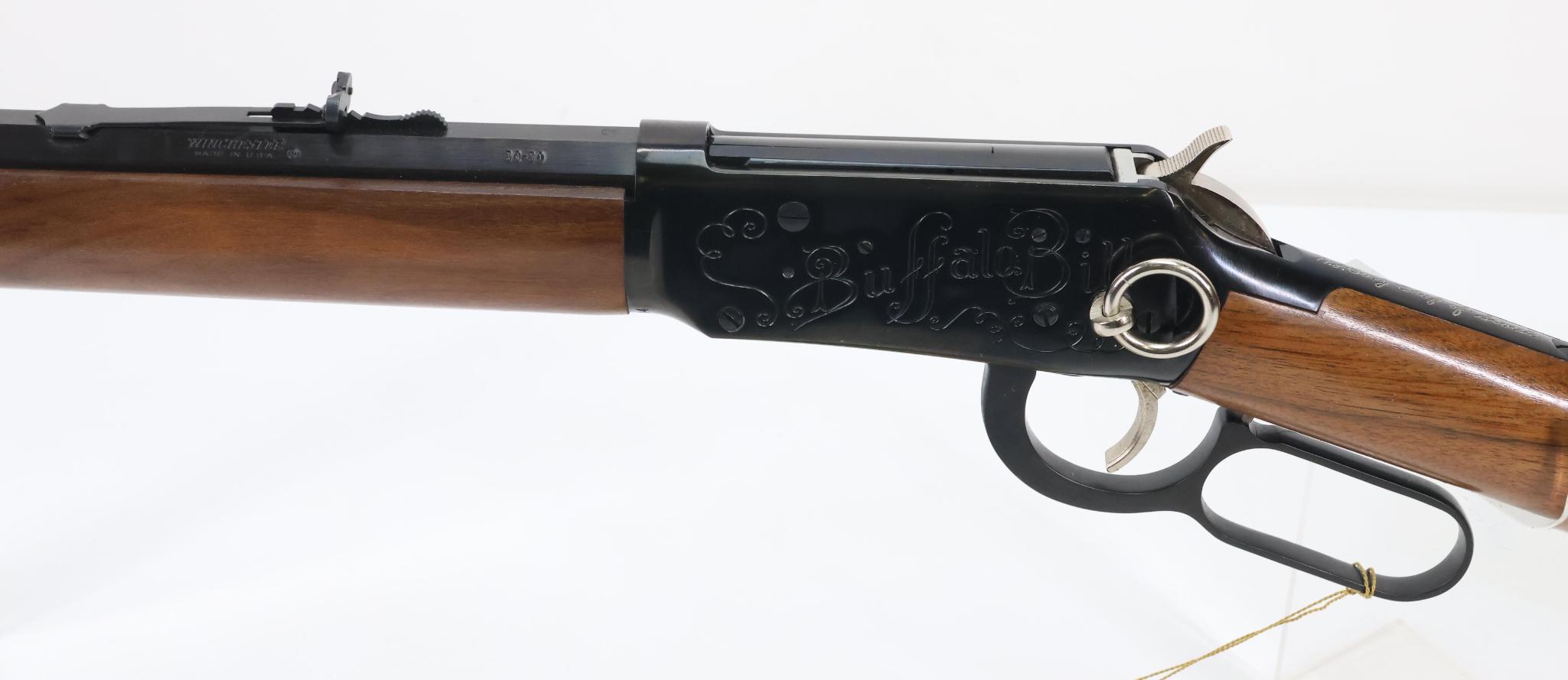 Hard To Find Consecutive Pair Winchester Model 94 Buffalo Bill Commemorative Lever Action Rifles