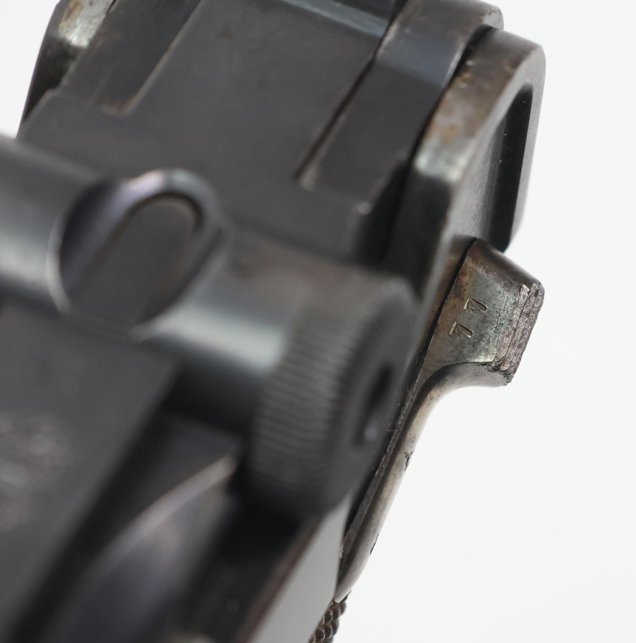 Deutsche Waffenund Munitionsfabriken (DWM) 1914 Pattern P08 Luger Semi Automatic Pistol