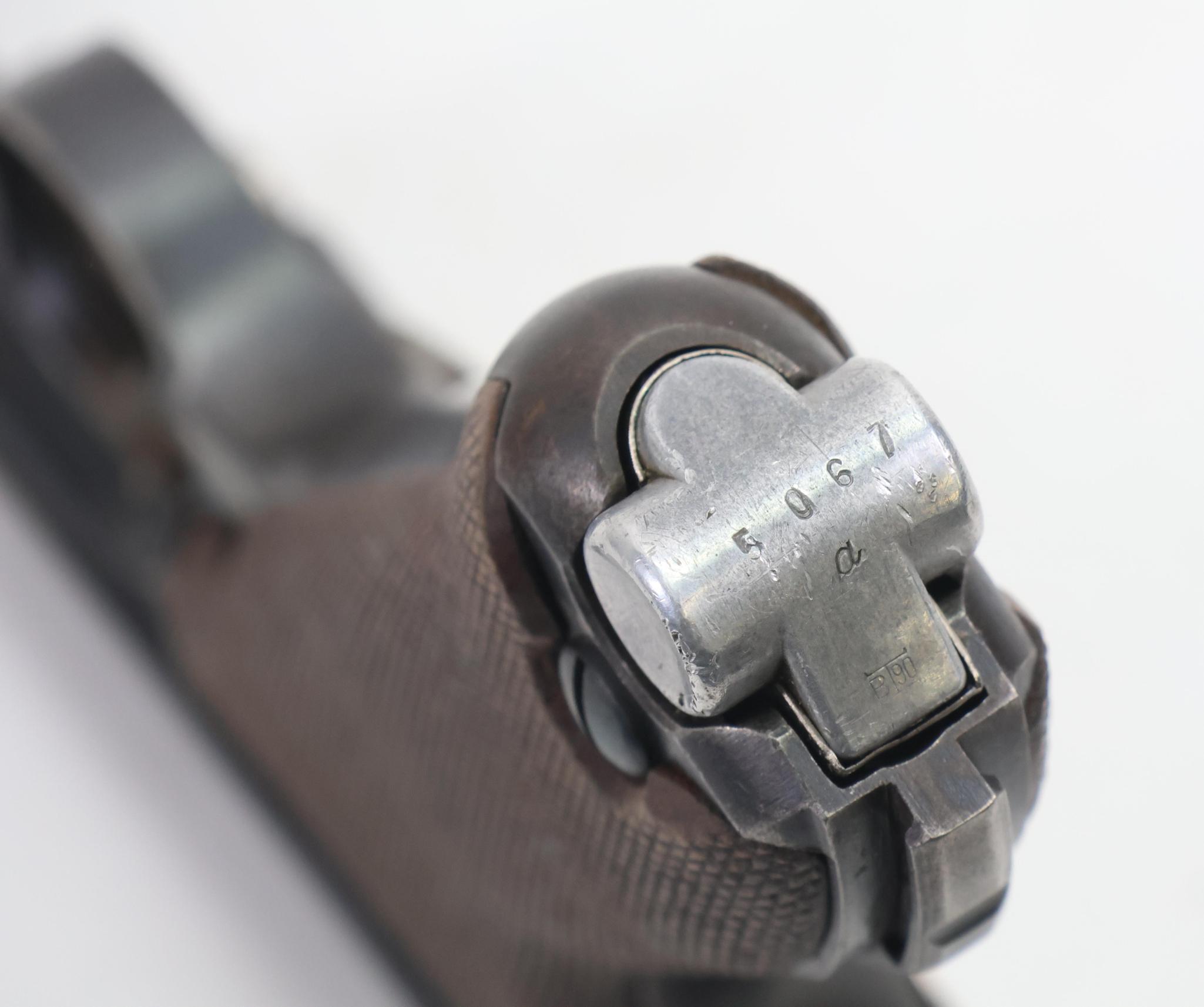 Deutsche Waffenund Munitionsfabriken (DWM) 1914 Pattern P08 Luger Semi Automatic Pistol
