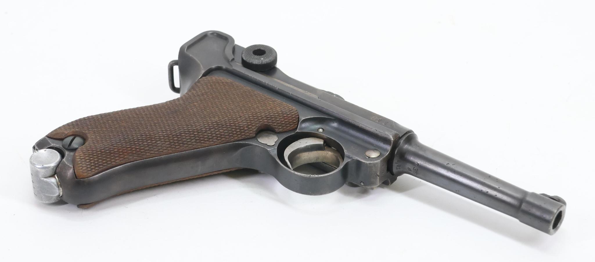 Deutsche Waffenund Munitionsfabriken (DWM) 1914 Pattern P08 Luger Semi Automatic Pistol