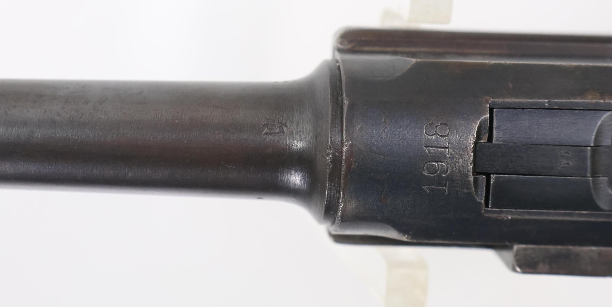 Deutsche Waffenund Munitionsfabriken (DWM) 1914 Pattern P08 Luger Semi Automatic Pistol