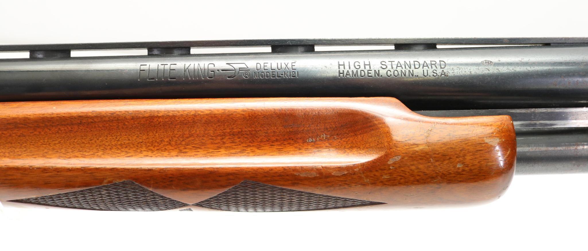High Standard K121 Flight King Deluxe Pump Action Shotgun
