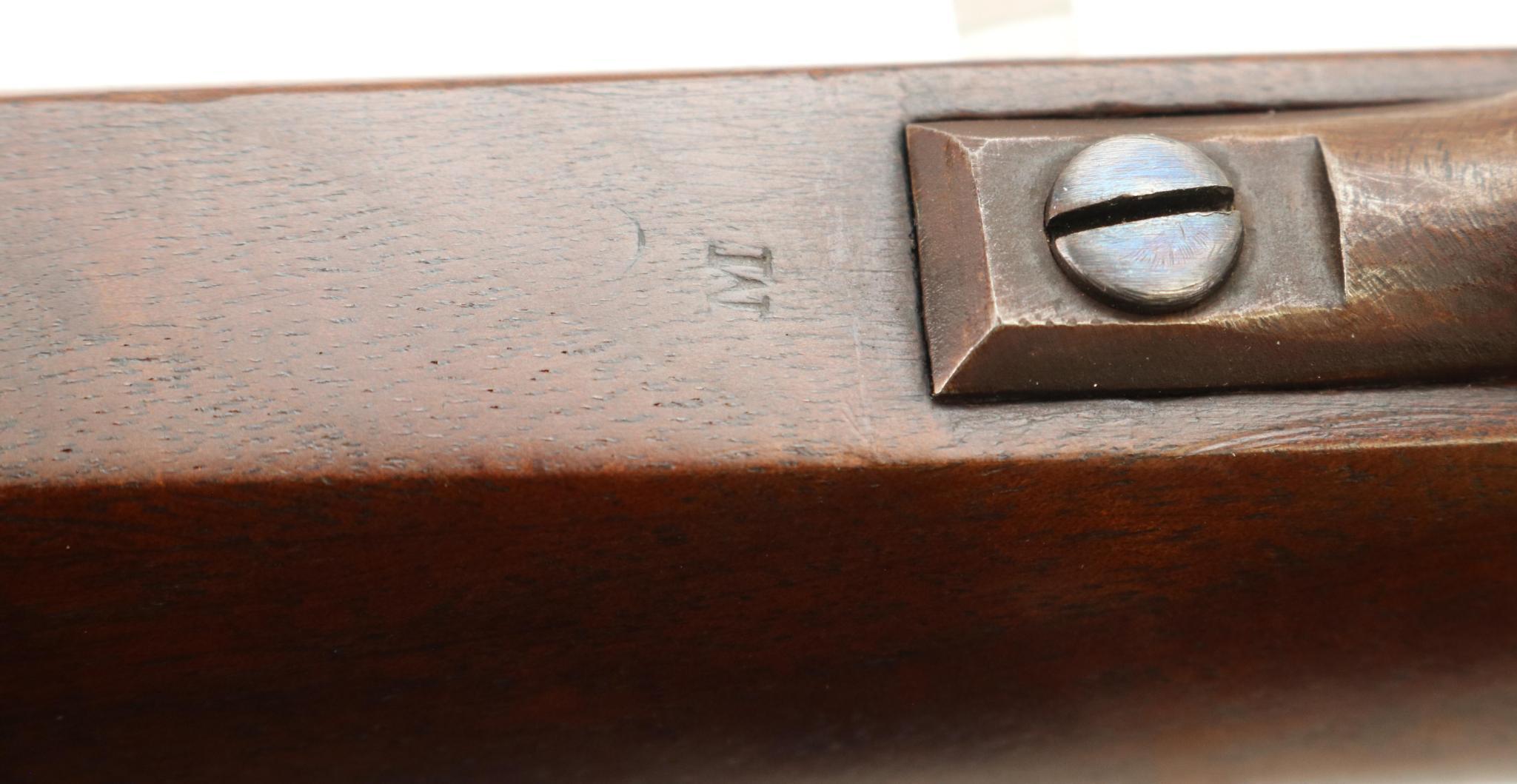 Rare High Condition US Harpers Ferry M1819 Hall's Pat 3rd Variation Flintlock Breech loading Rifle