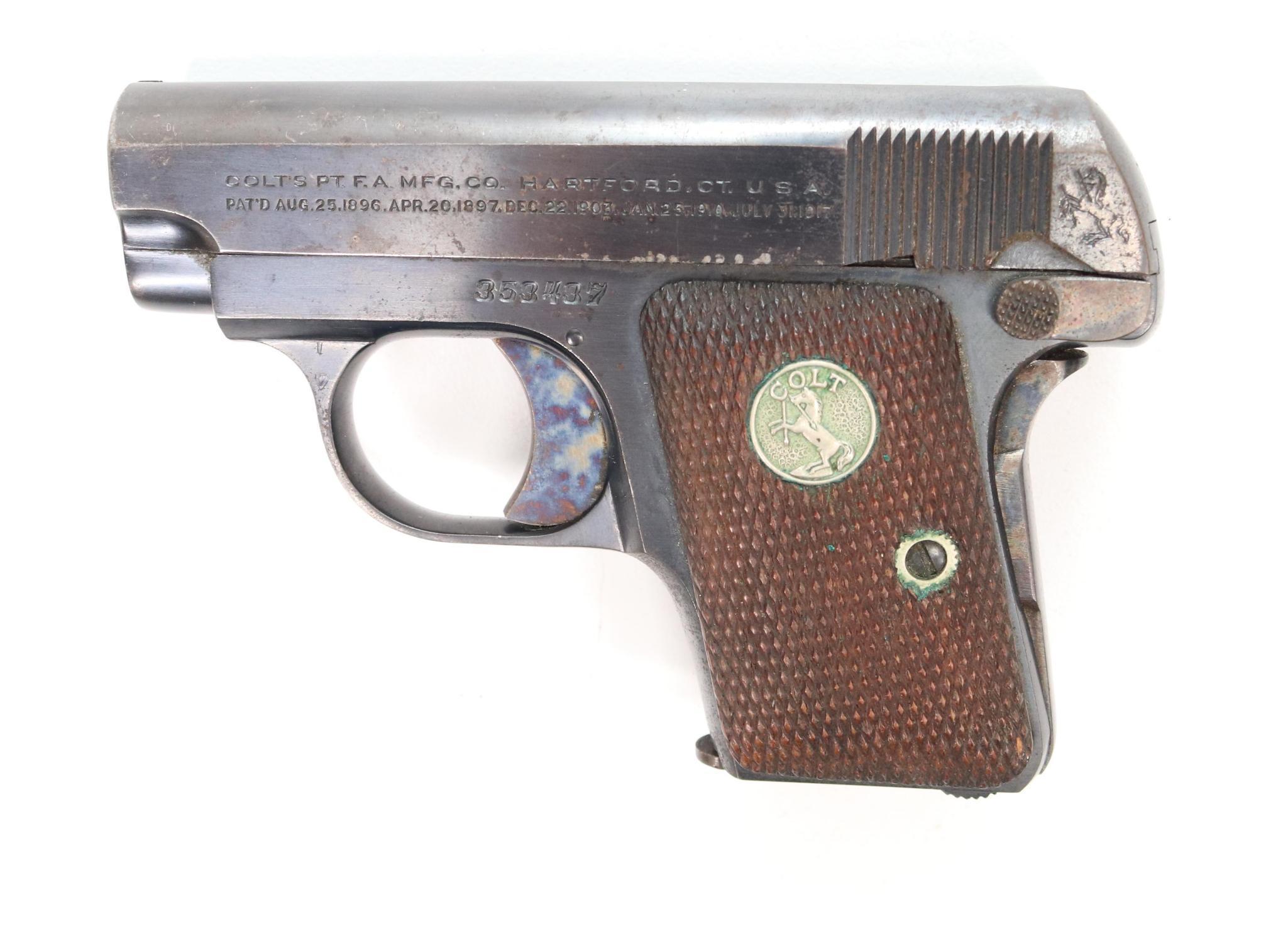 Colt Automatic M1908 Semi Automatic Pistol