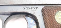 Colt Automatic M1908 Semi Automatic Pistol