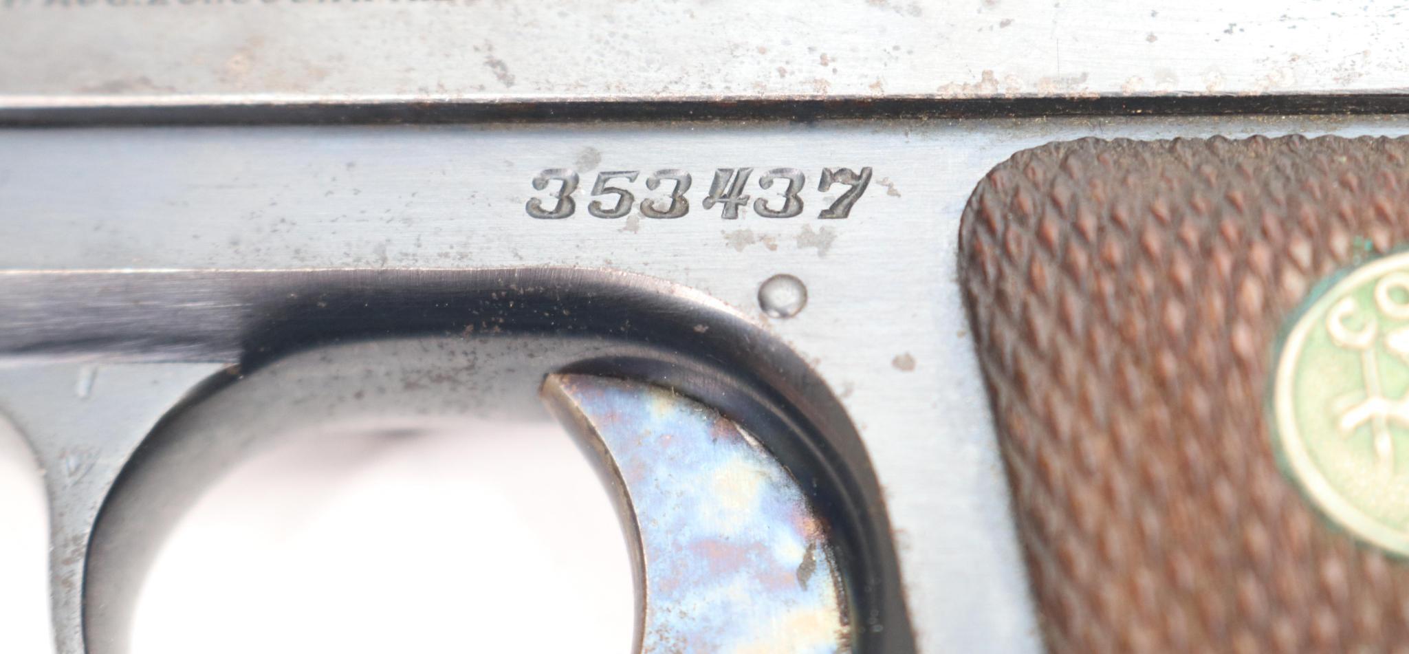 Colt Automatic M1908 Semi Automatic Pistol