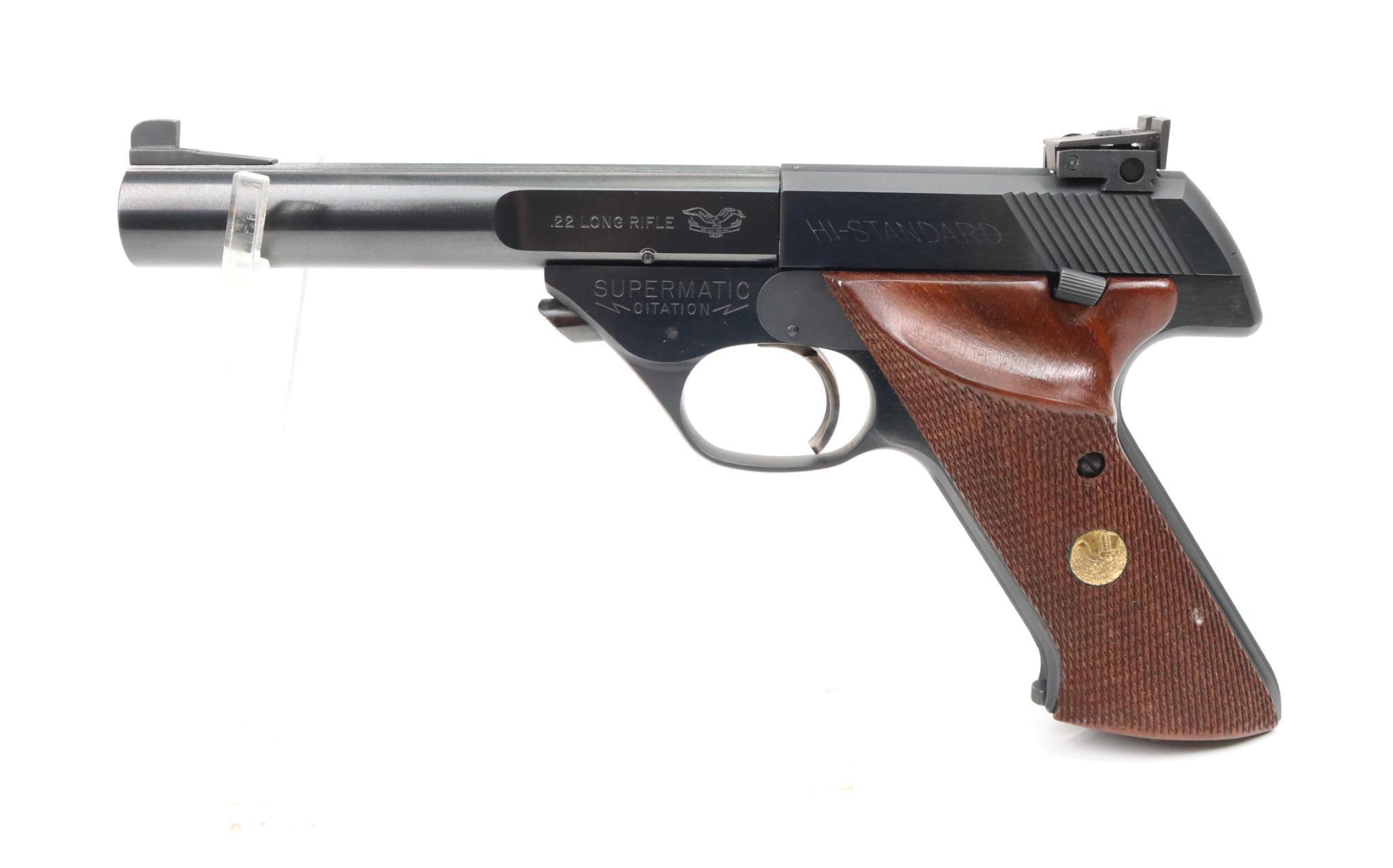 High Standard 103 Supermatic Citation Semi Automatic Pistol