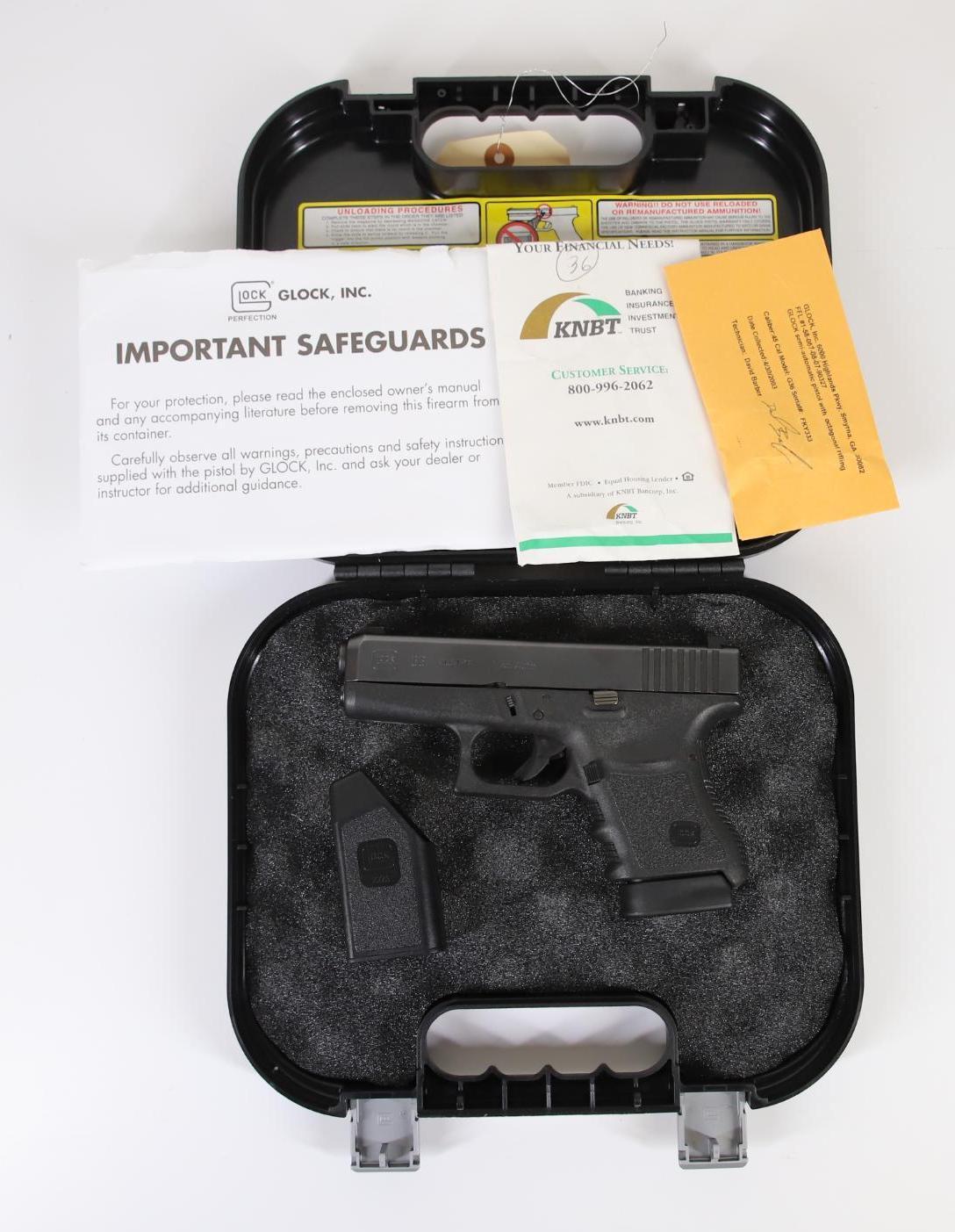 Glock 36 Semi Automatic Pistol