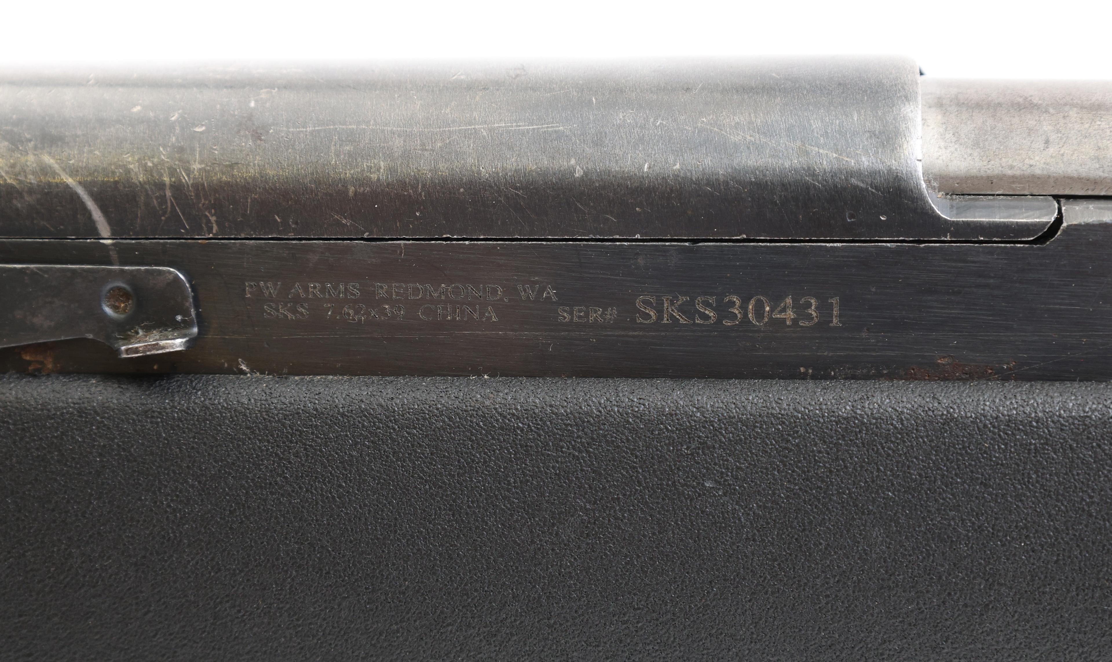 Chinese Factory 26/PW Arms SKS Semi-Automatic Rifle