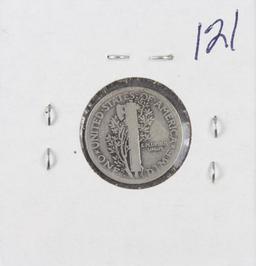 1921-D  MERCURY DIME - VG