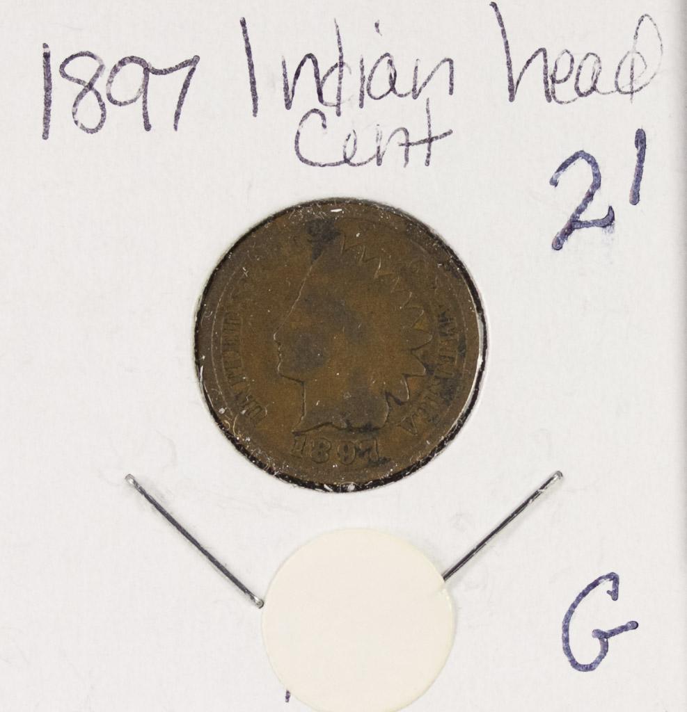 LOT OF 3 - INDIAN HEAD CENTS - G