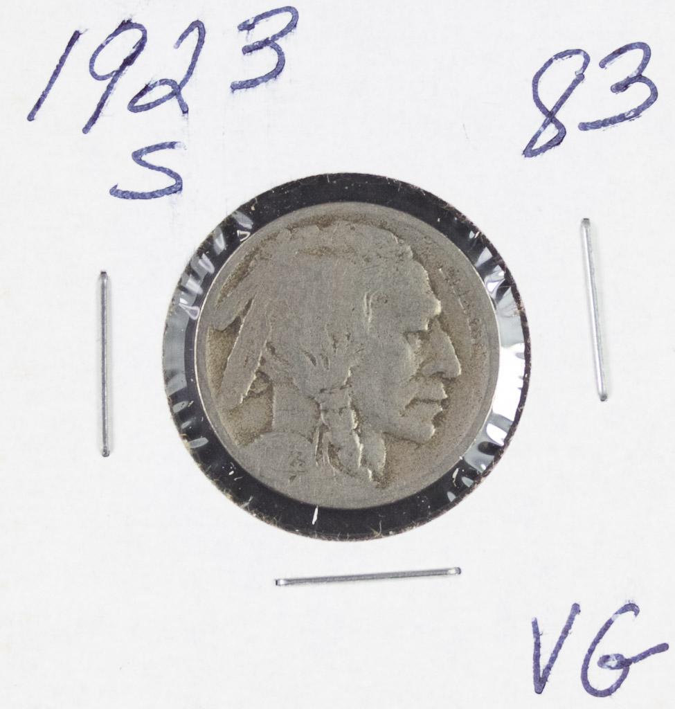 1923-S BUFFALO NICKEL - VG