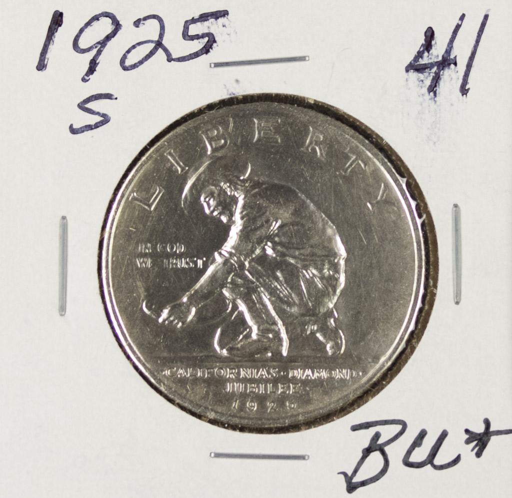 1925-S CALIFORNIA COMMEMORATIVE HALF DOLLAR - BU