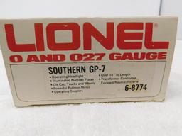 Lionel O gauge Southern GP-7 Locomotive