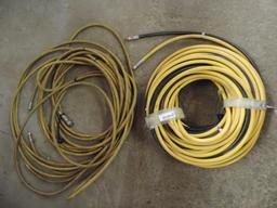 100' 10,500 PSI hydrolic hose and a 50' hydrolic hose.