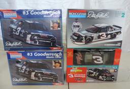 4 Earnhardt models, 3 are factory sealed.