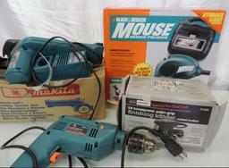 Tools and sanders lot.