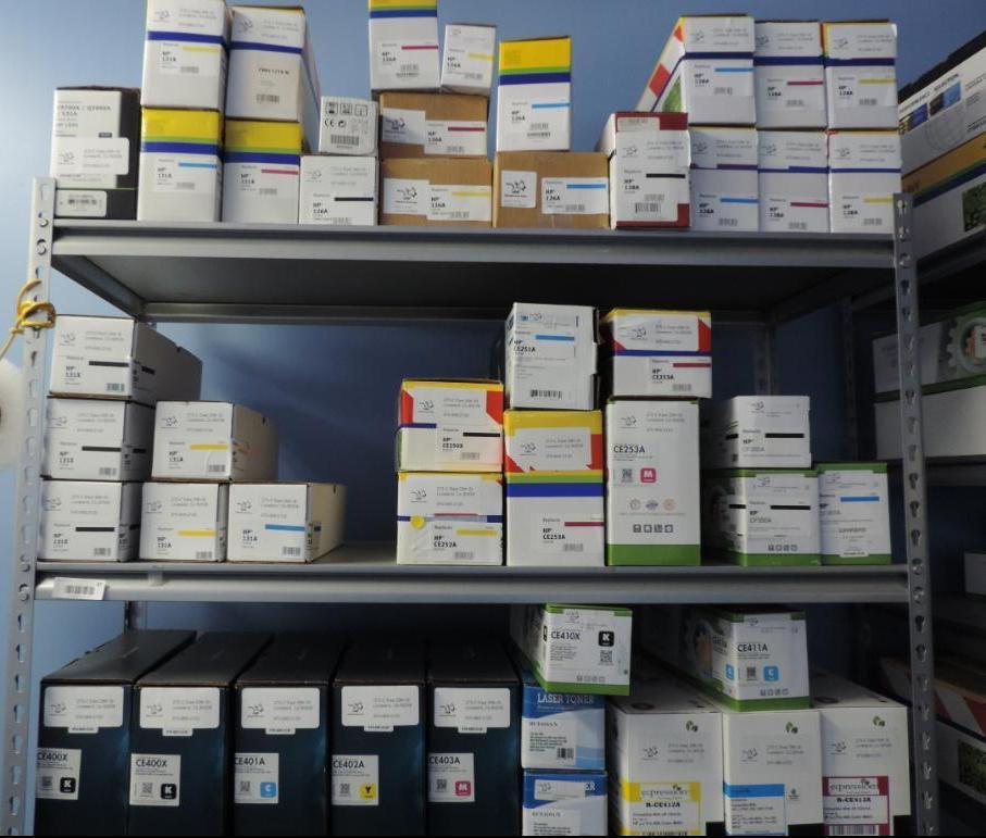 30 plus toner cartridges.
