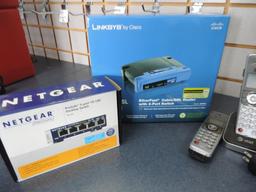 AT&T model SL82558 phone system and 2 routers.