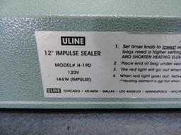 3 Uline 12" Impulse sealers.