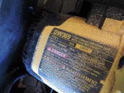 DeWalt DW369 circular saw with case.