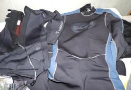 Scuba gear assortment.