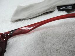 Smith Spree cranberry CBR glasses.