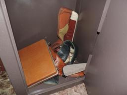 30x24x60" Sargent & Greenleaf gun safe with cases.