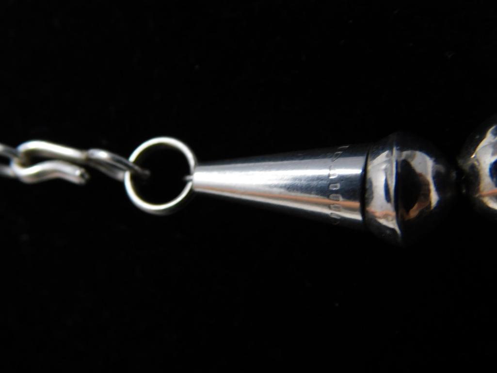 Killer Double sided or reversable silver disc necklace