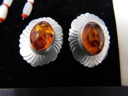 Sterling silver earrings