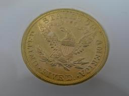 1881 US Five dollar Liberty Head gold coin