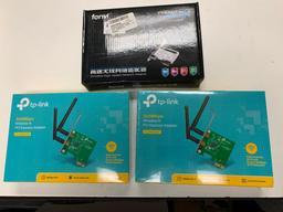(2)TP link Wireless PCI Adapters (1) Fenvi Wireless Adapter