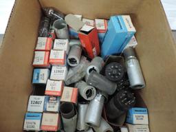 Box of radio tubes.