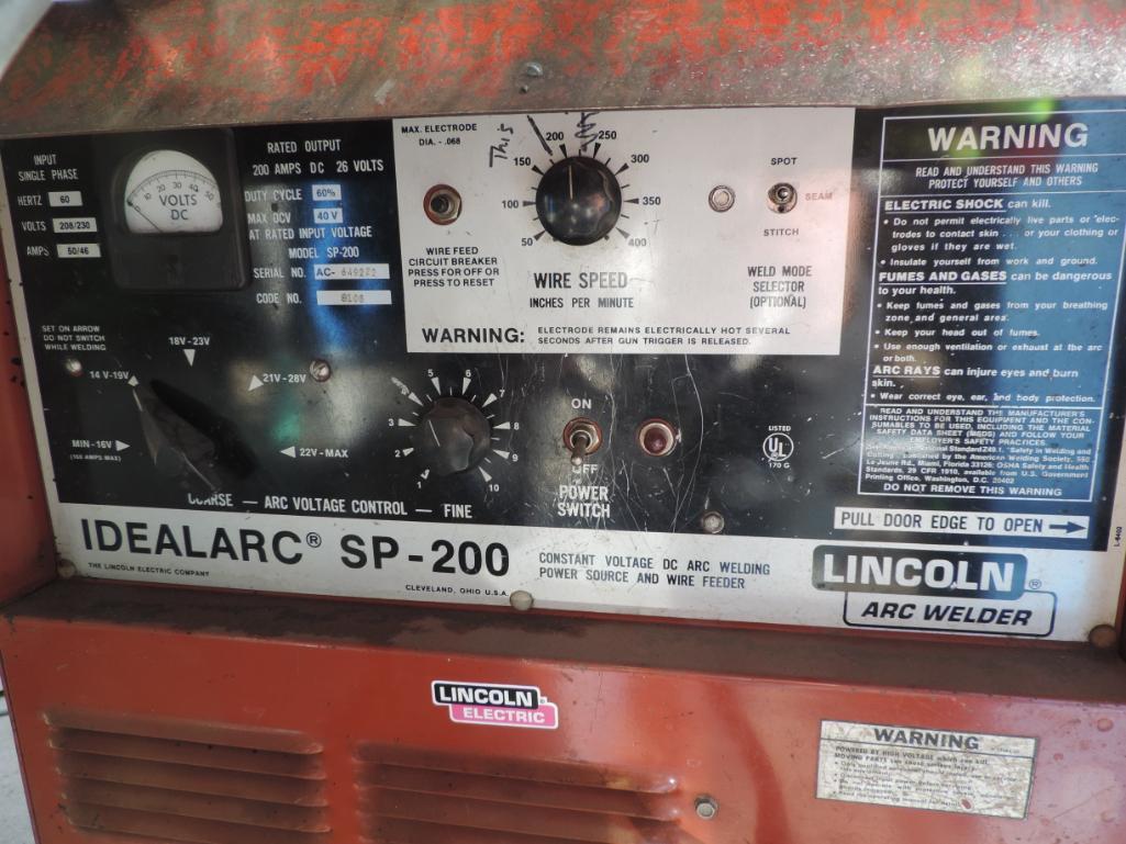 Lincoln Idealarc SP-200 welder.